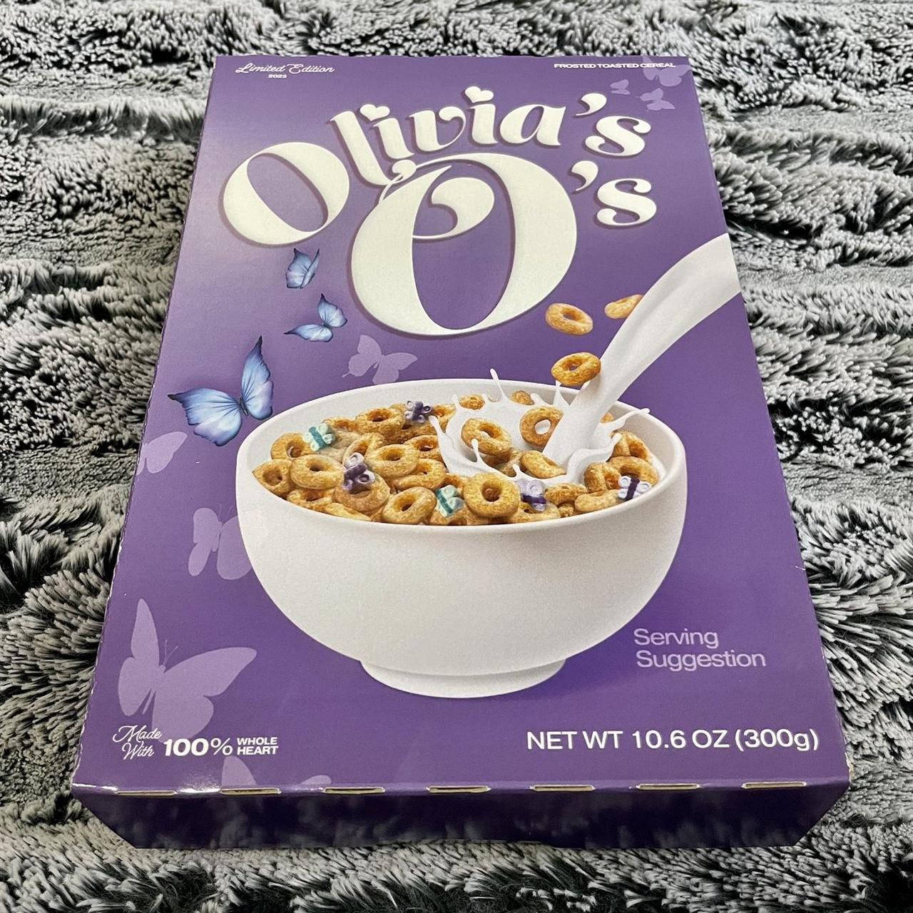 Olivia Rodrigo Guts Gallery Olivia’s O’s Cereal Box-... - Depop