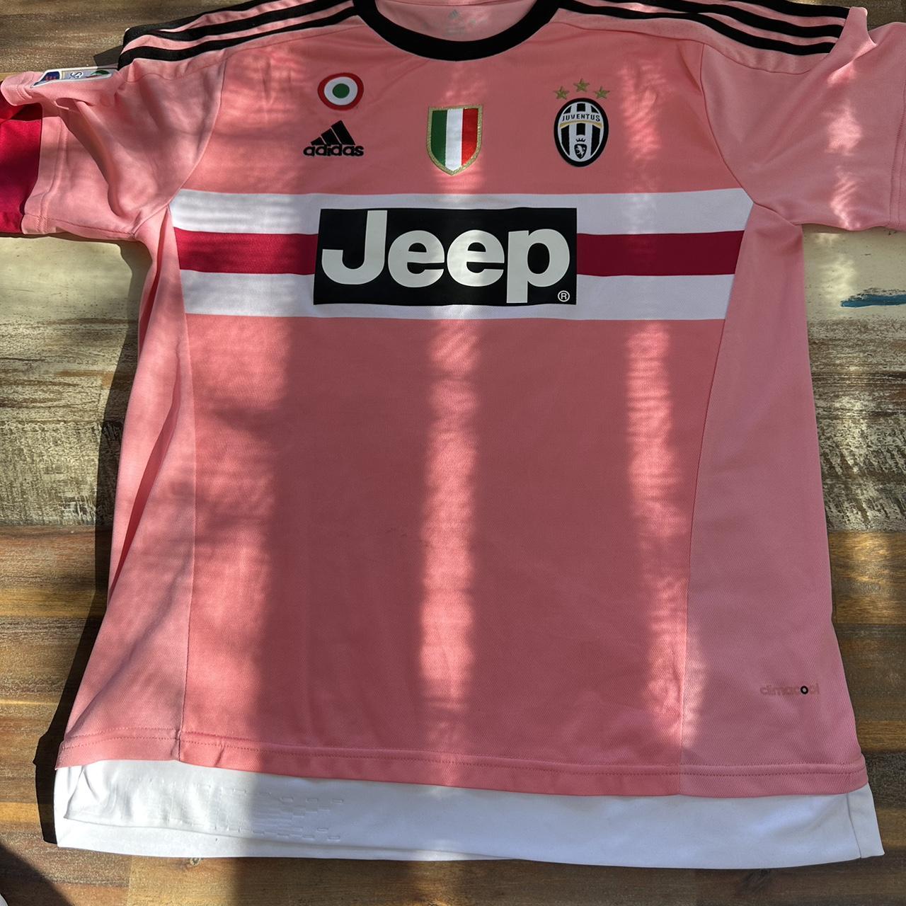 Juventus Pink Jersey 10 Pogba Size XL - Depop