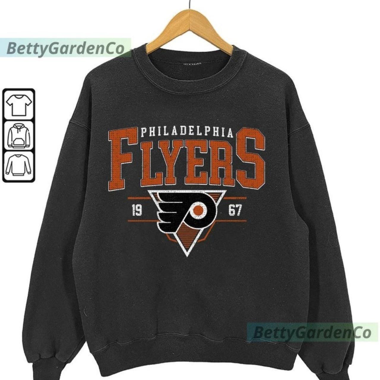 Vintage 90s Philadelphia Flyers Shirt Crewneck Depop