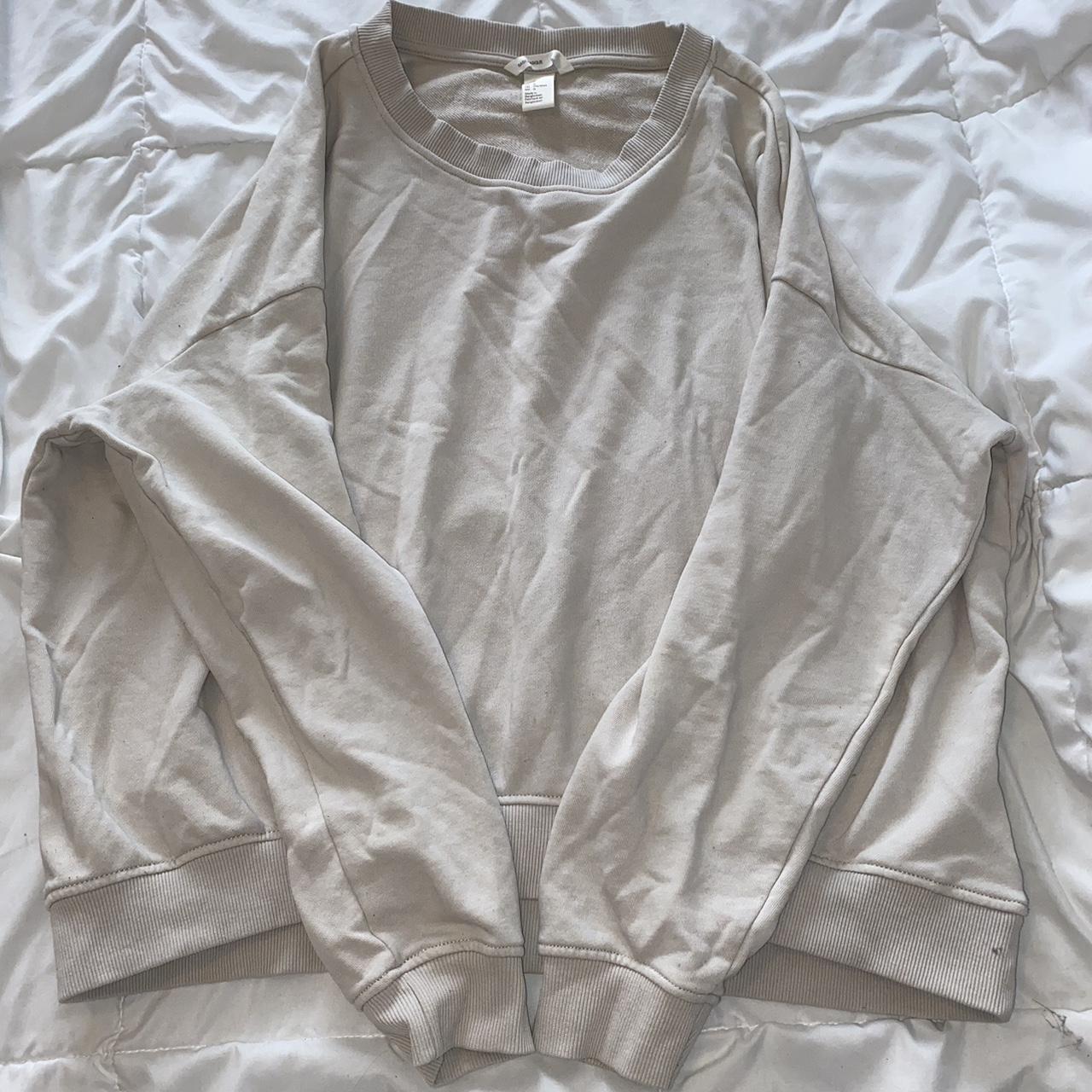 H&M beige crew neck - Depop