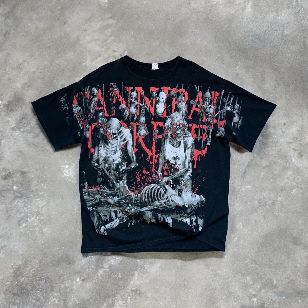 VINTAGE 1992 CANNIBAL CORPSE DEATH METAL LARGE PRINT... - Depop