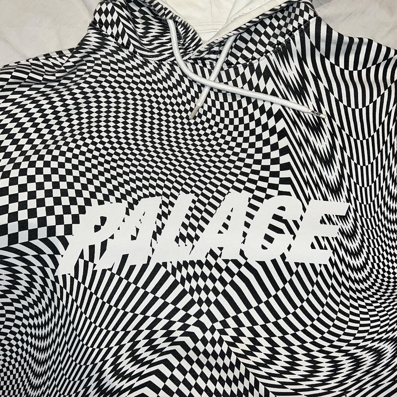 Palace Vertigo Hoodie Black and White FW19 hoodie