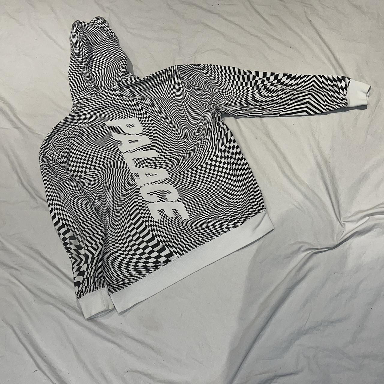 Palace Vertigo Hoodie Black and White FW19 hoodie