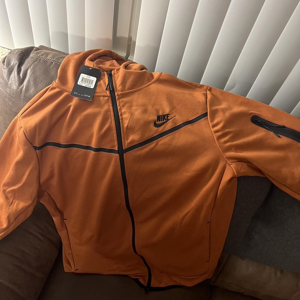 Orange nike tech suit best sale