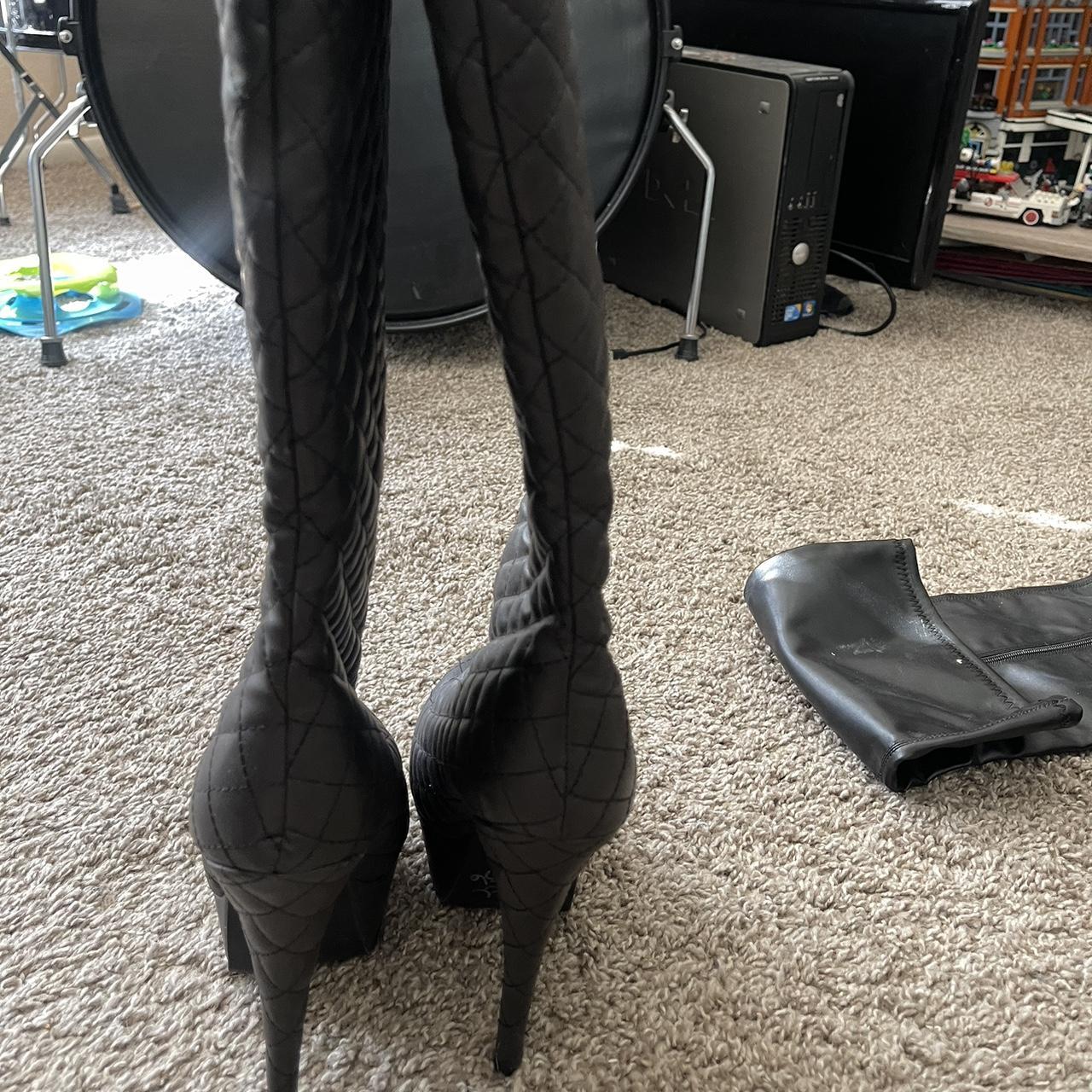 Source Unknown Women's Over the knee Boots - Blac… - image 3