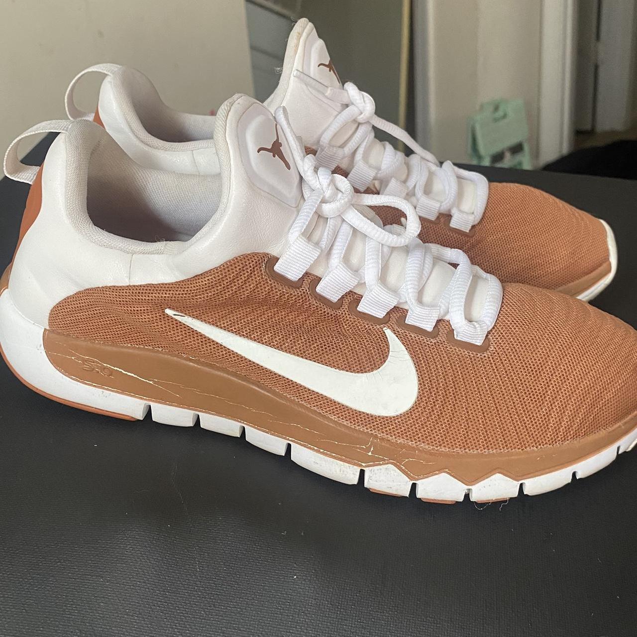 Nike Free Trainer 5.0 TB Texas Longhorn Women s 8.5 Depop