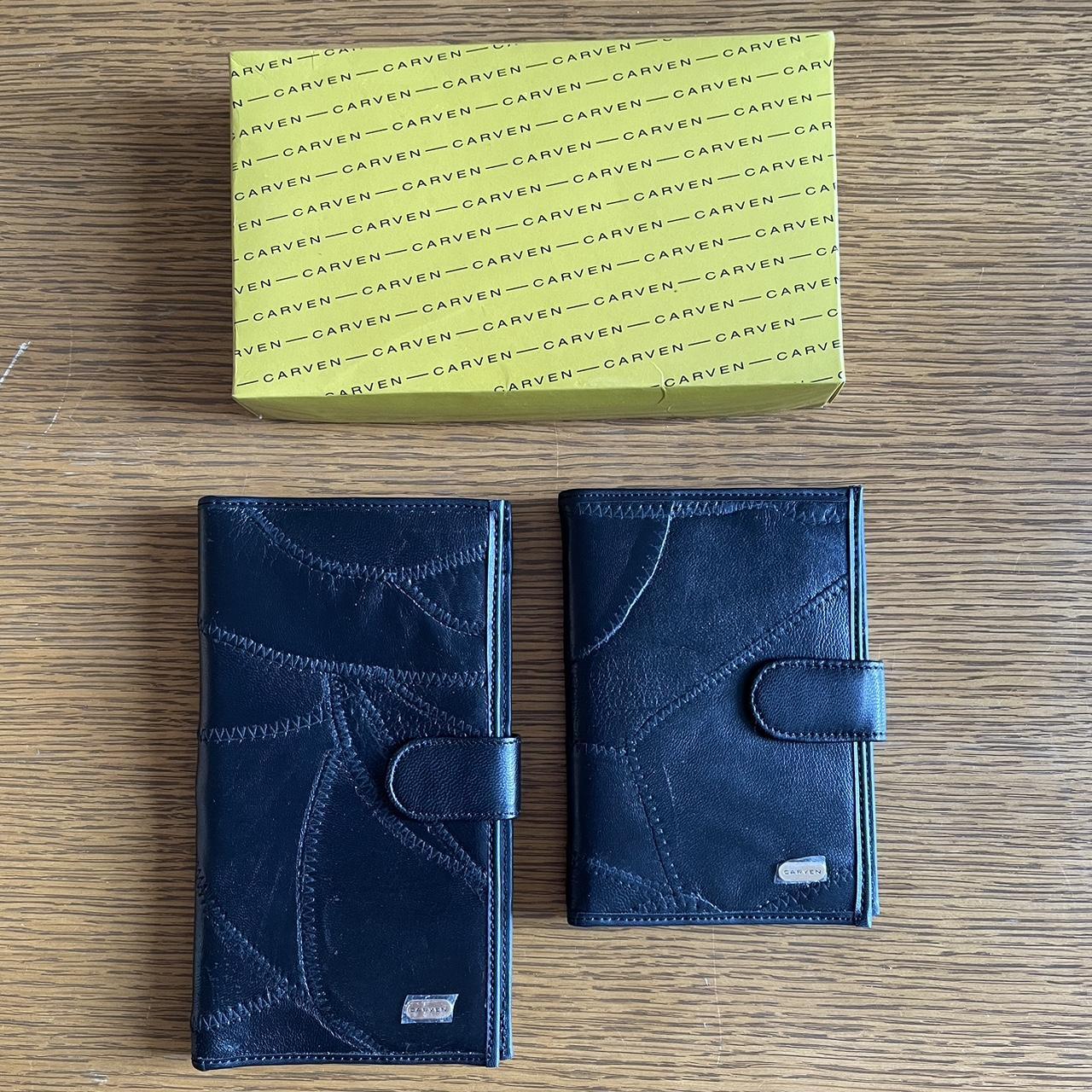 Women's Carven Black Leather Wallet Bundle Brand... - Depop