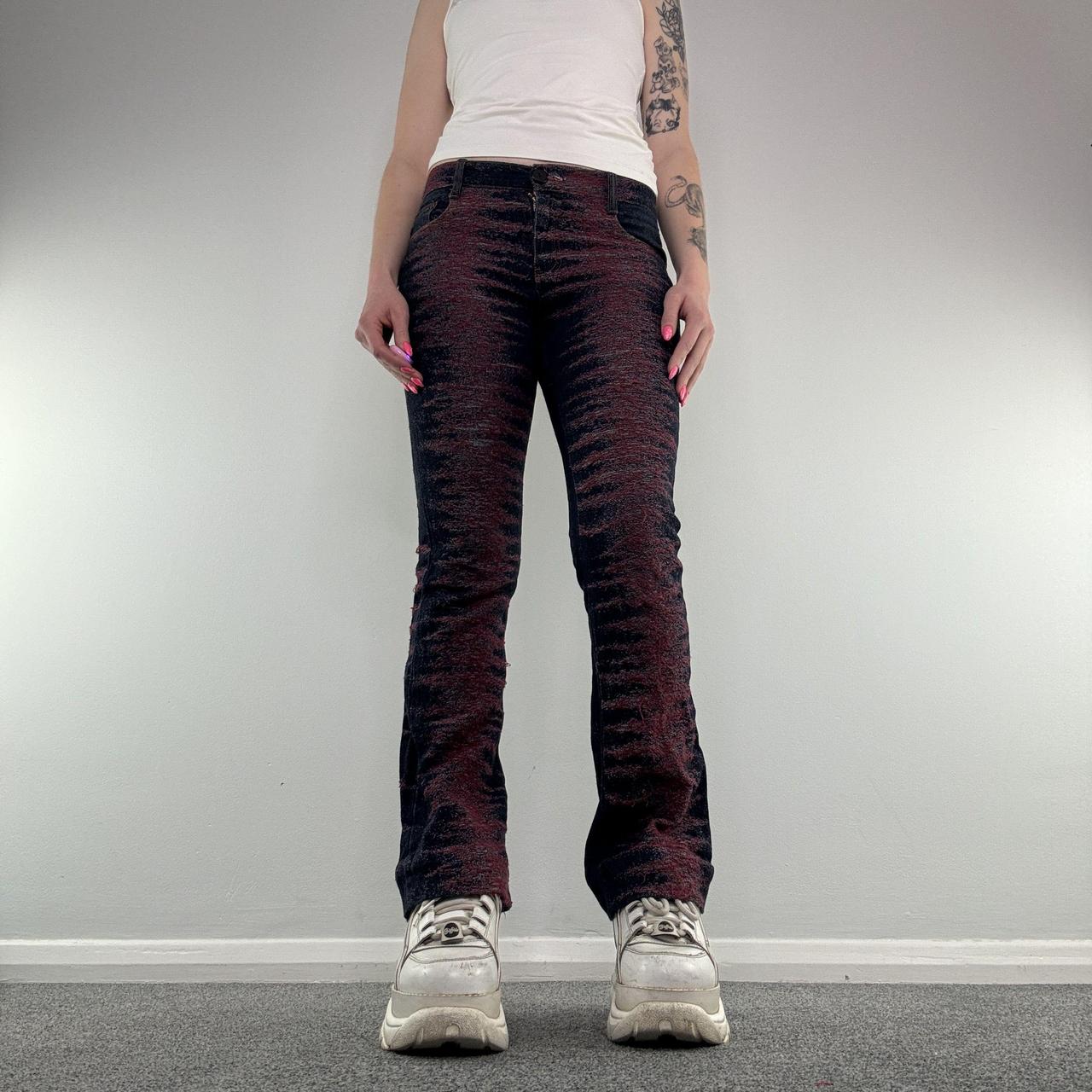 Jeans fashion funky pattern