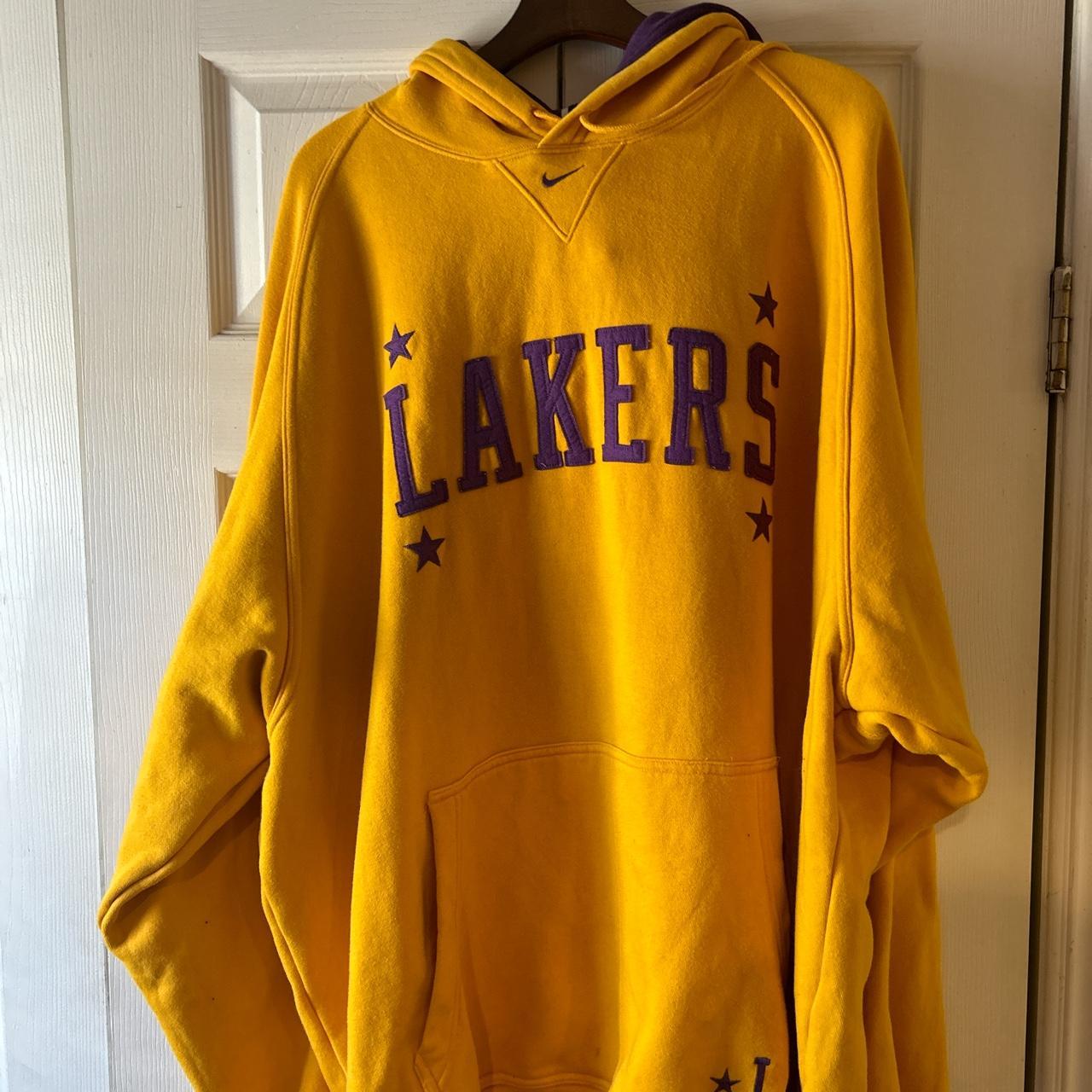 Lakers hoodie nike discount yellow