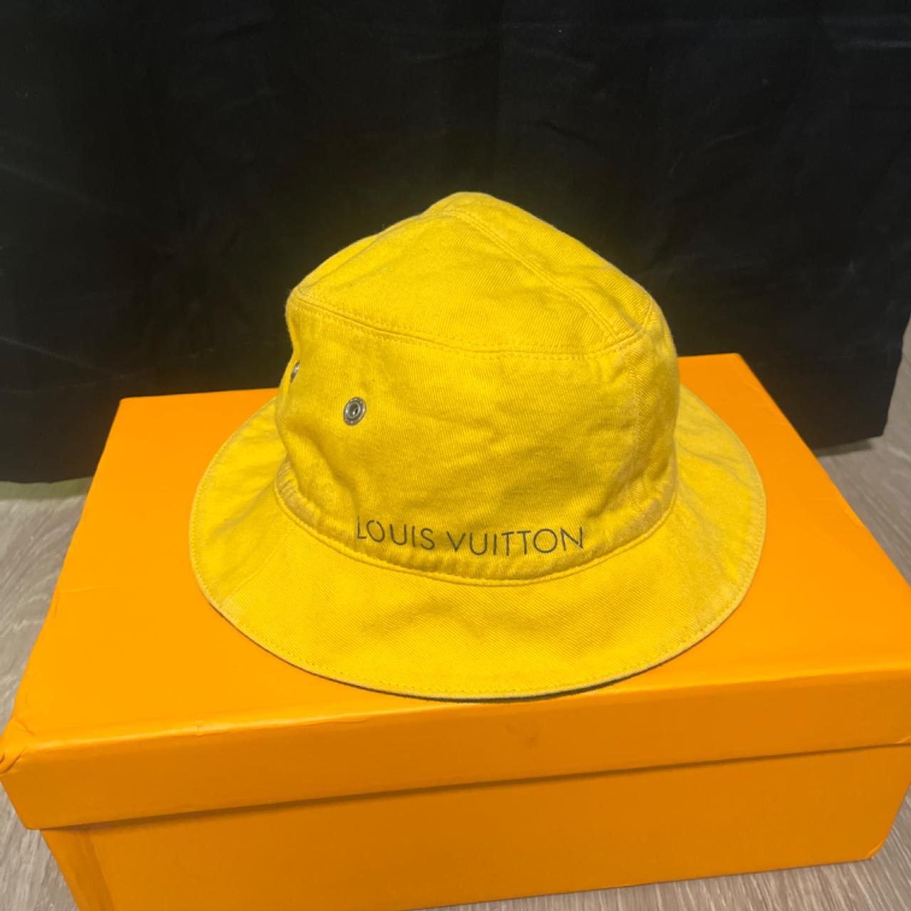 Louis Vuitton all over print bucket hat great - Depop