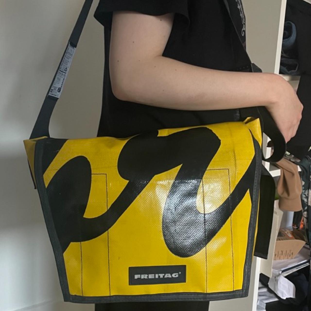 Freitag Messenger bag in good condition Big, yellow... - Depop