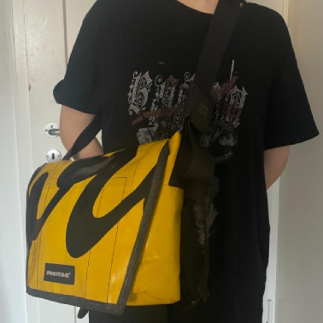 Freitag Messenger bag in good condition Big, yellow... - Depop