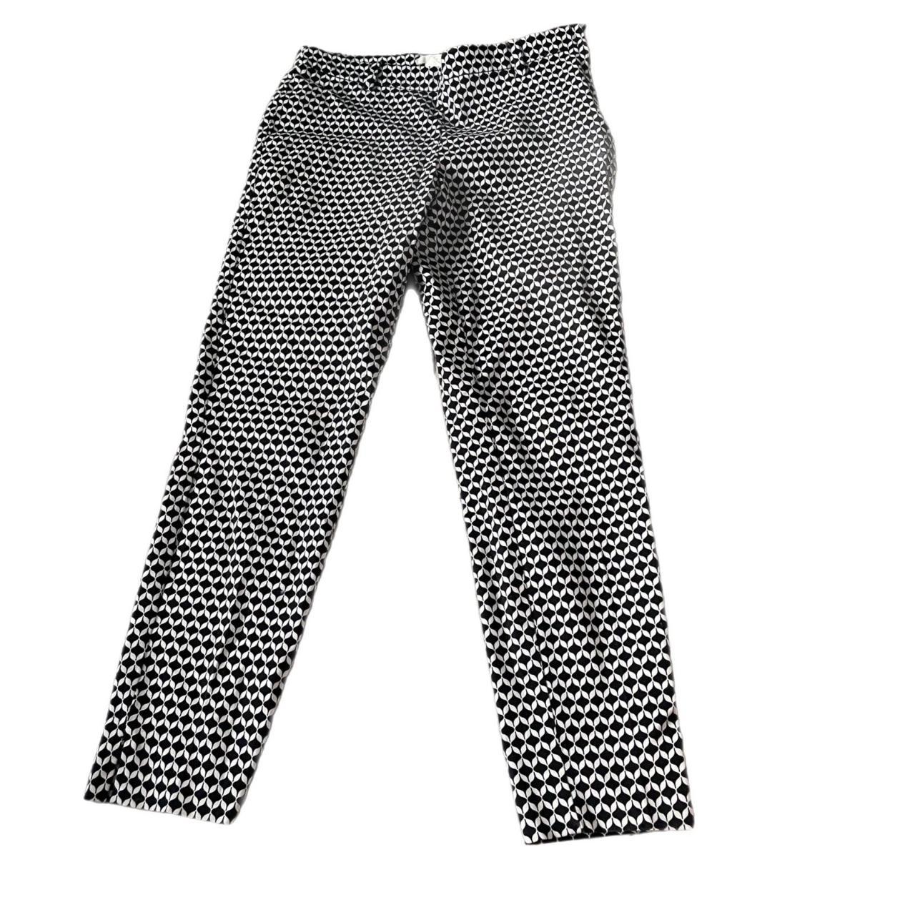 Buy Micro Print Flat-Front Skinny Trousers Online at Best Prices in India -  JioMart.