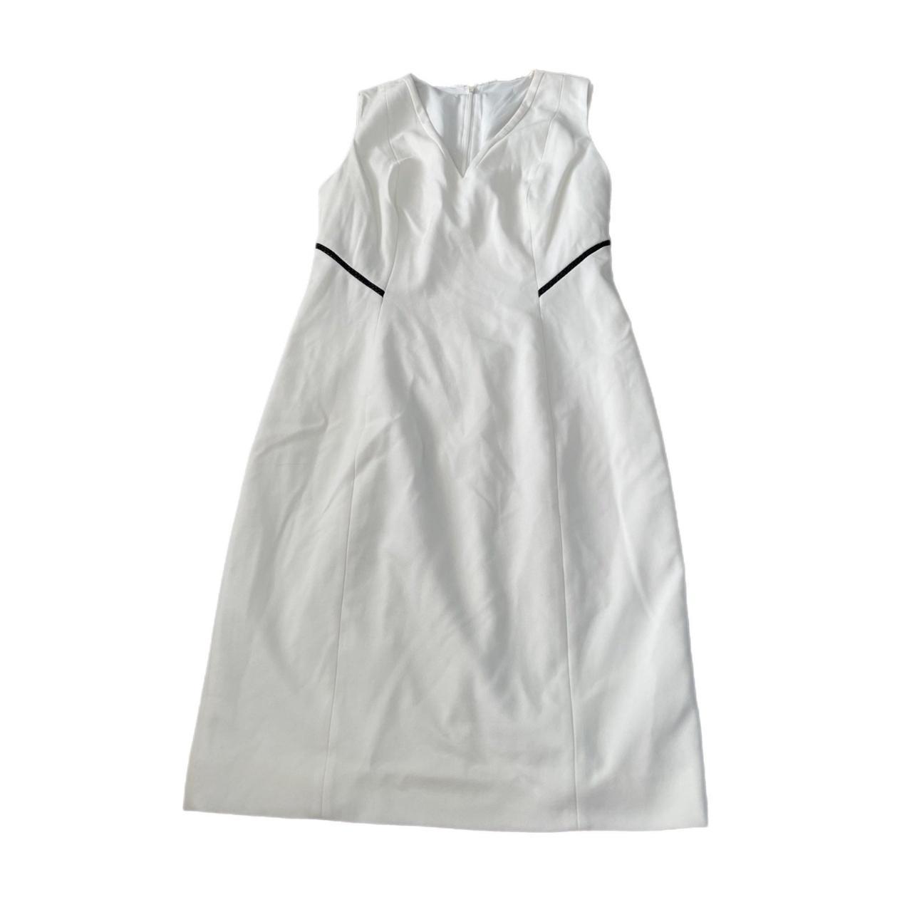 Tahari white hot sale dress