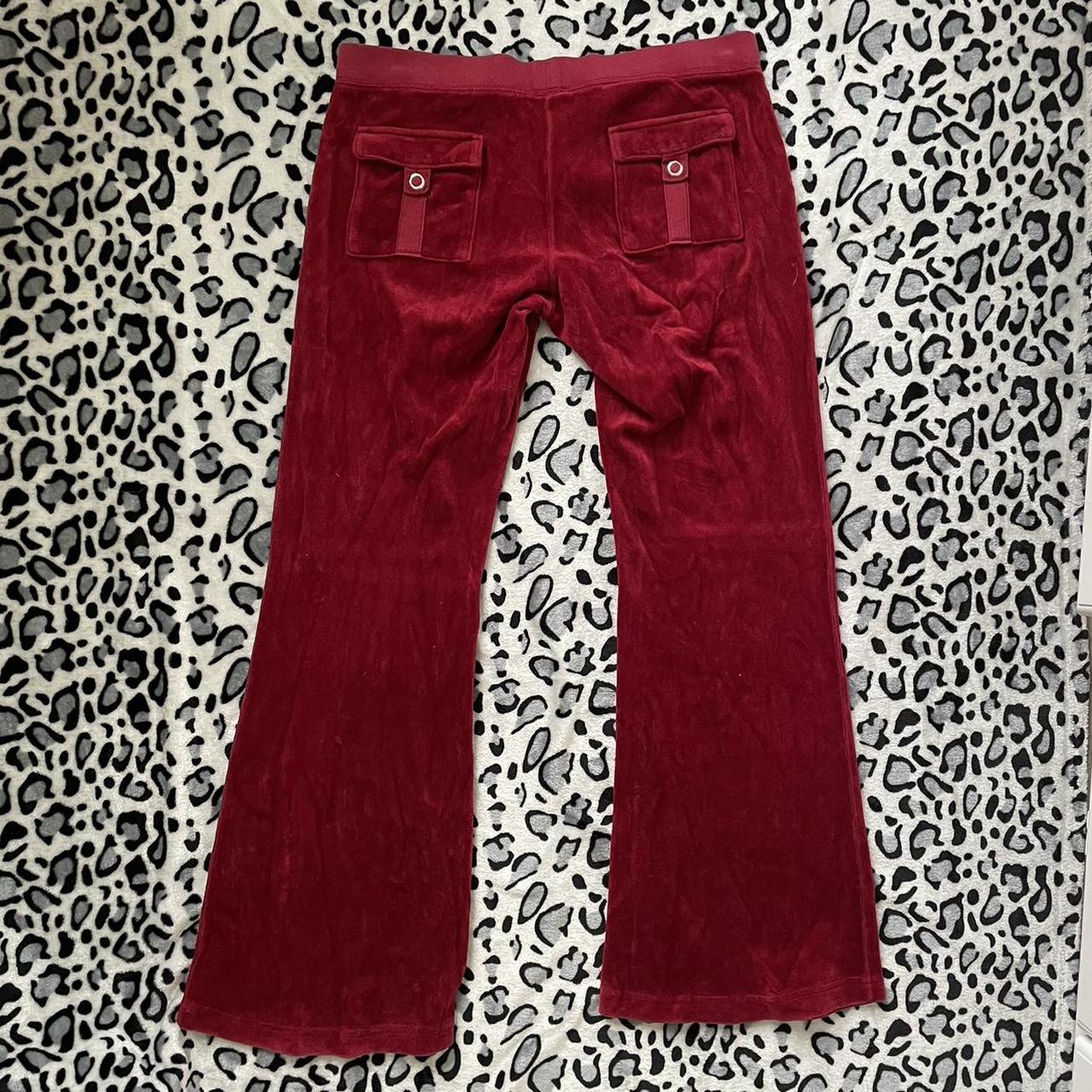 vintage juicy couture low rise velour pants... - Depop