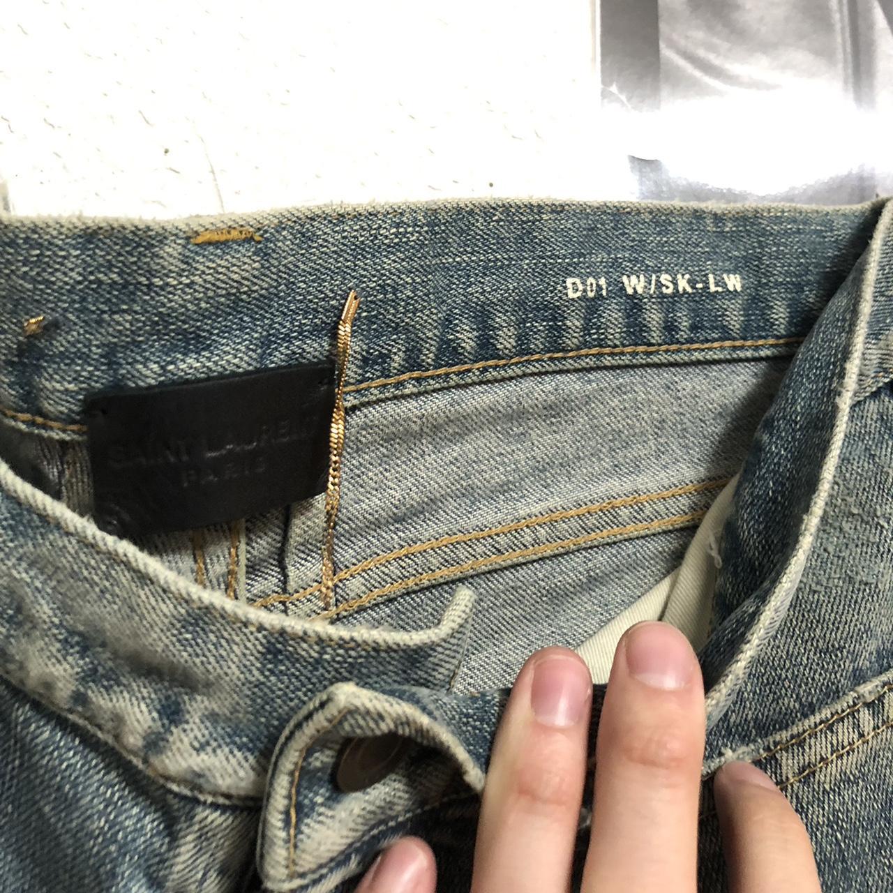 Saint Laurent Reissue Crash Jeans SLP 2014 Hedi | Depop