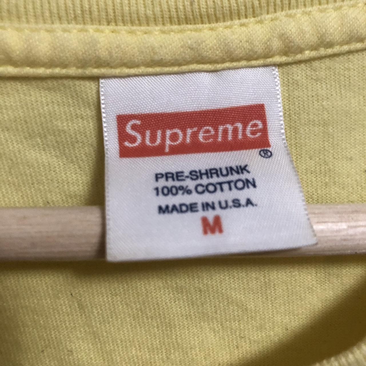 Supreme Dorothy Tee RARE cheapest YELLOW