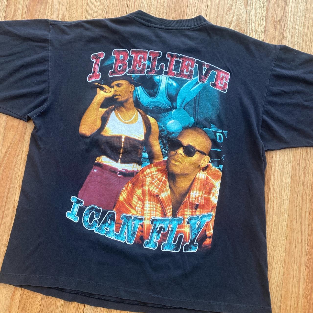 Original 1996 R Kelly Space Jam 2 sided rap shirt.... Depop