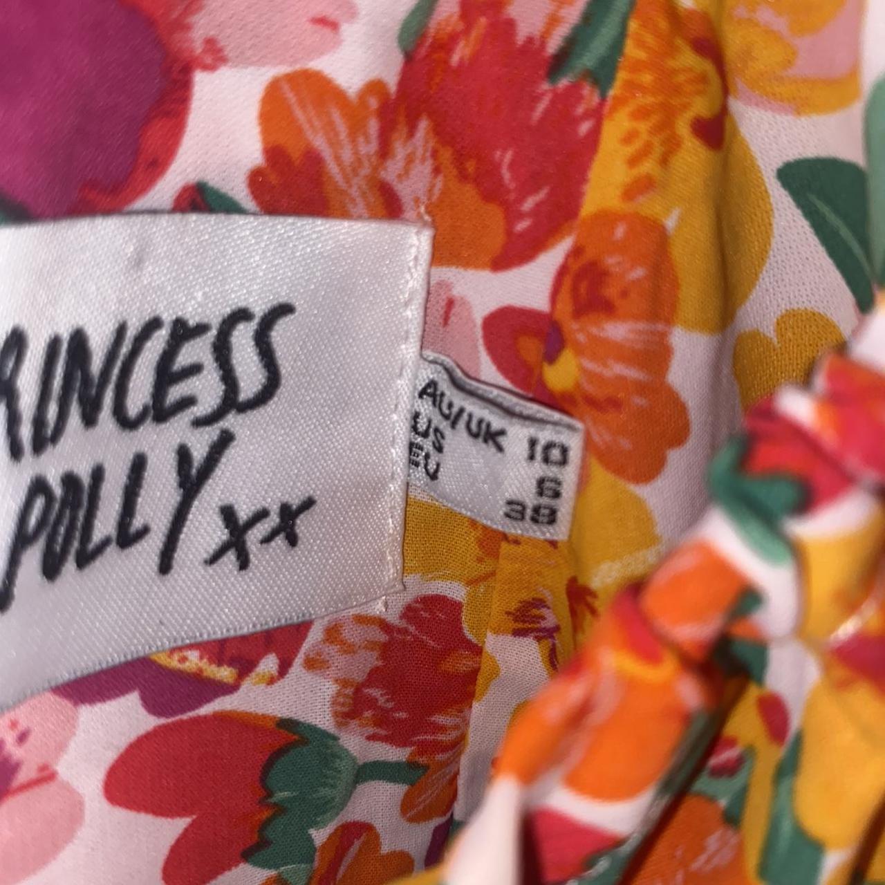 Princess Polly Women's Orange and Pink Dress Depop