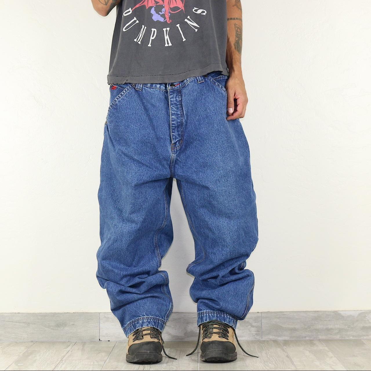 Men's Jeans Loose Fit Pants Y2K Hip Hop Jeans Casual Jeans 90s Vintage Baggy  Straight Wide Leg Star Graphic Cargo Denim Pants Mens Baggy Jeans 90S(Blue,Small)  at Amazon Men's Clothing store