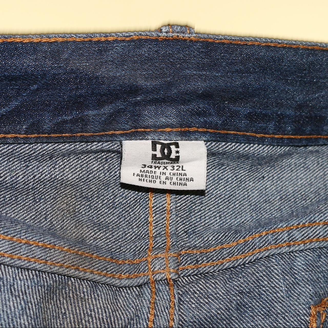 Vtg 2000’s DC Skater Jeans Slim Fit Big Logo on... - Depop