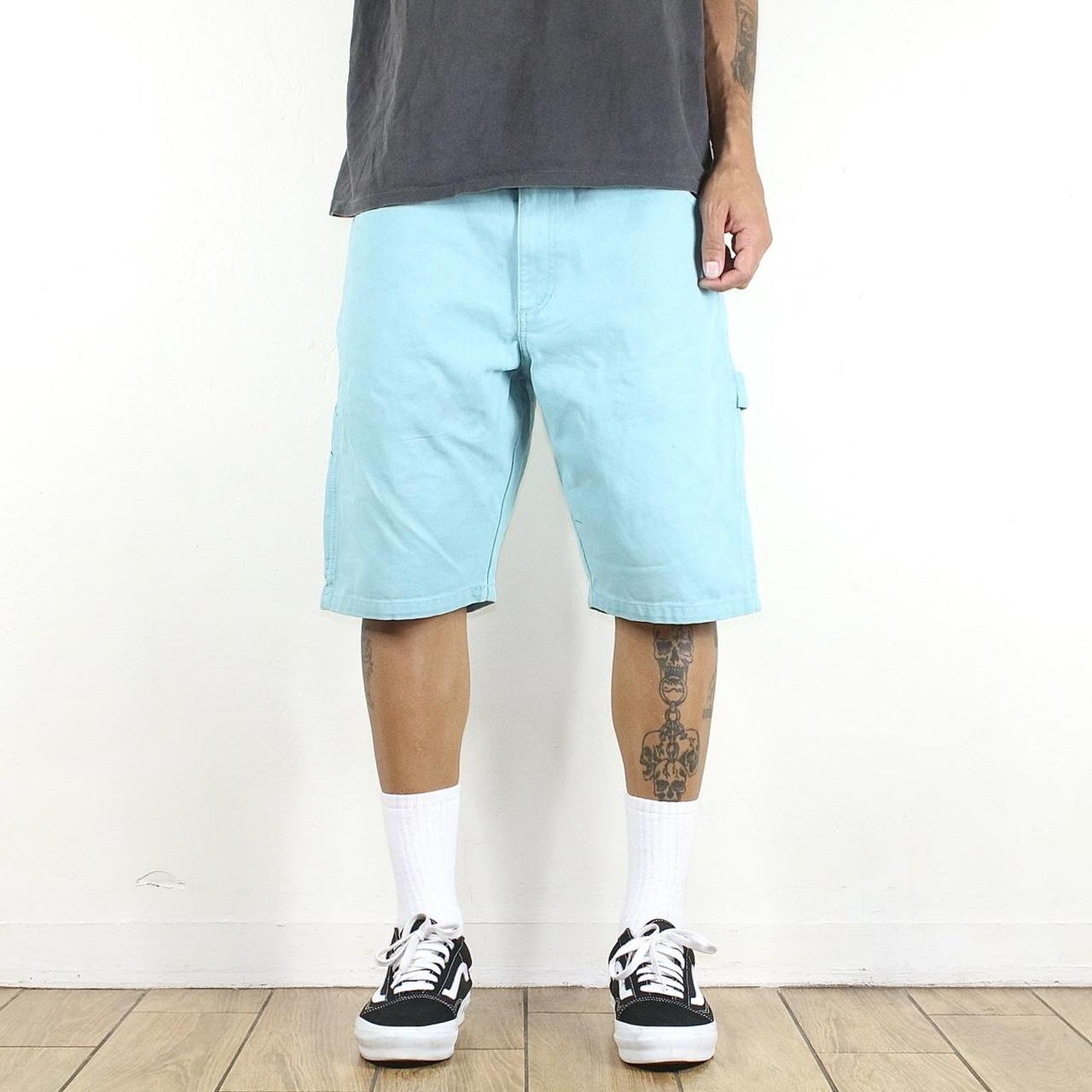 Baby blue dickies shorts online