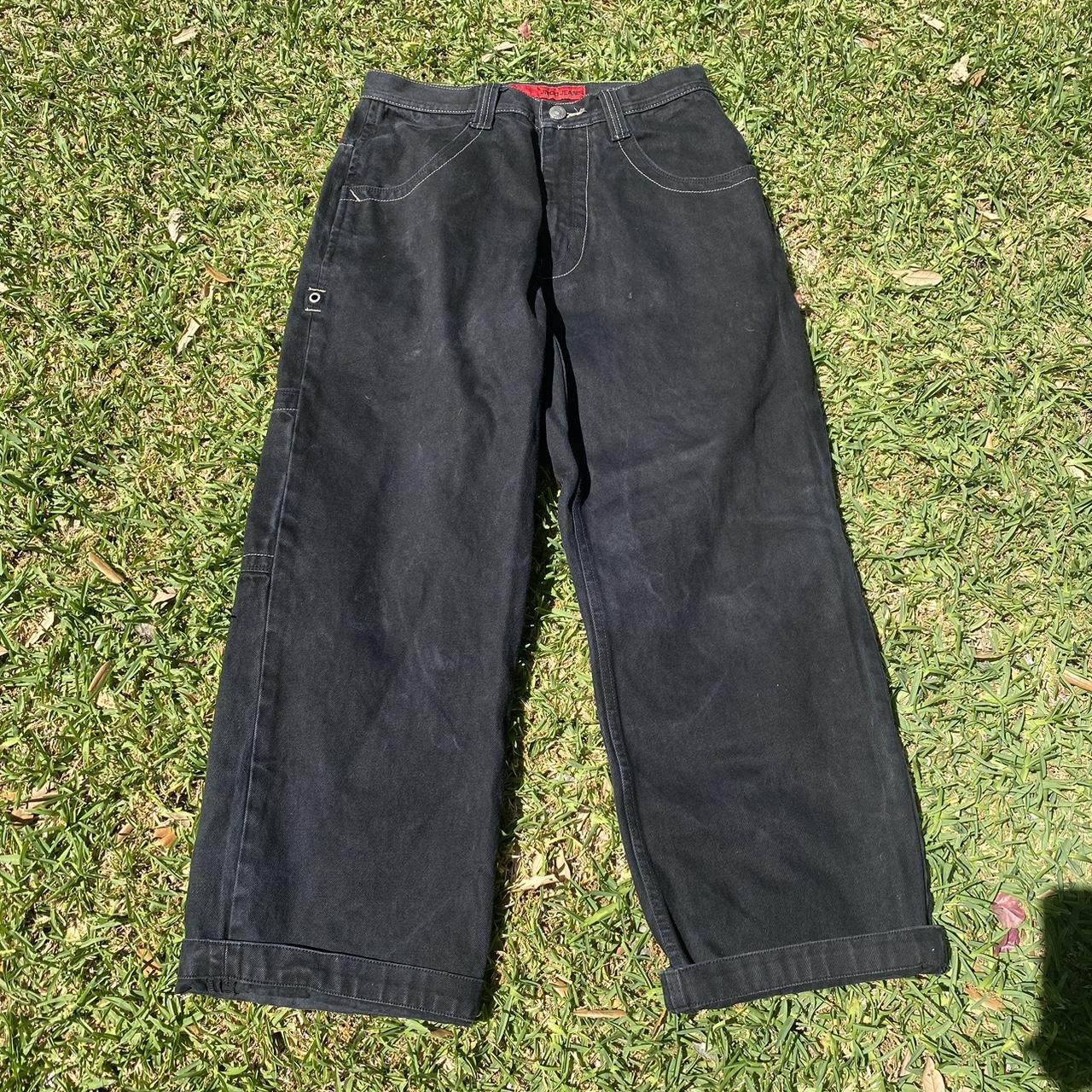 JNCO Embroidered Skull Jeans DO NOT BUY I WILL NOT... - Depop