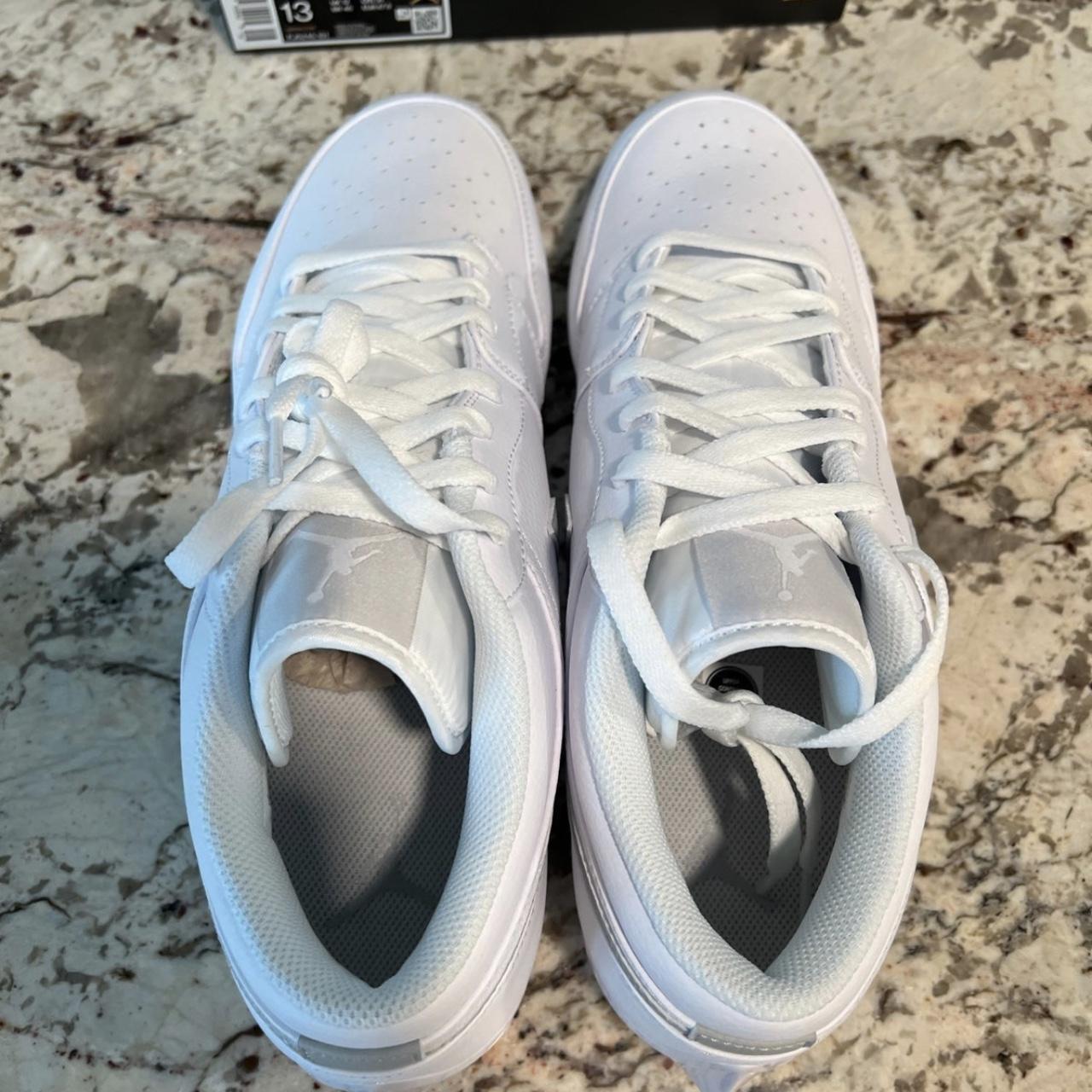 jordan 1 football cleats white