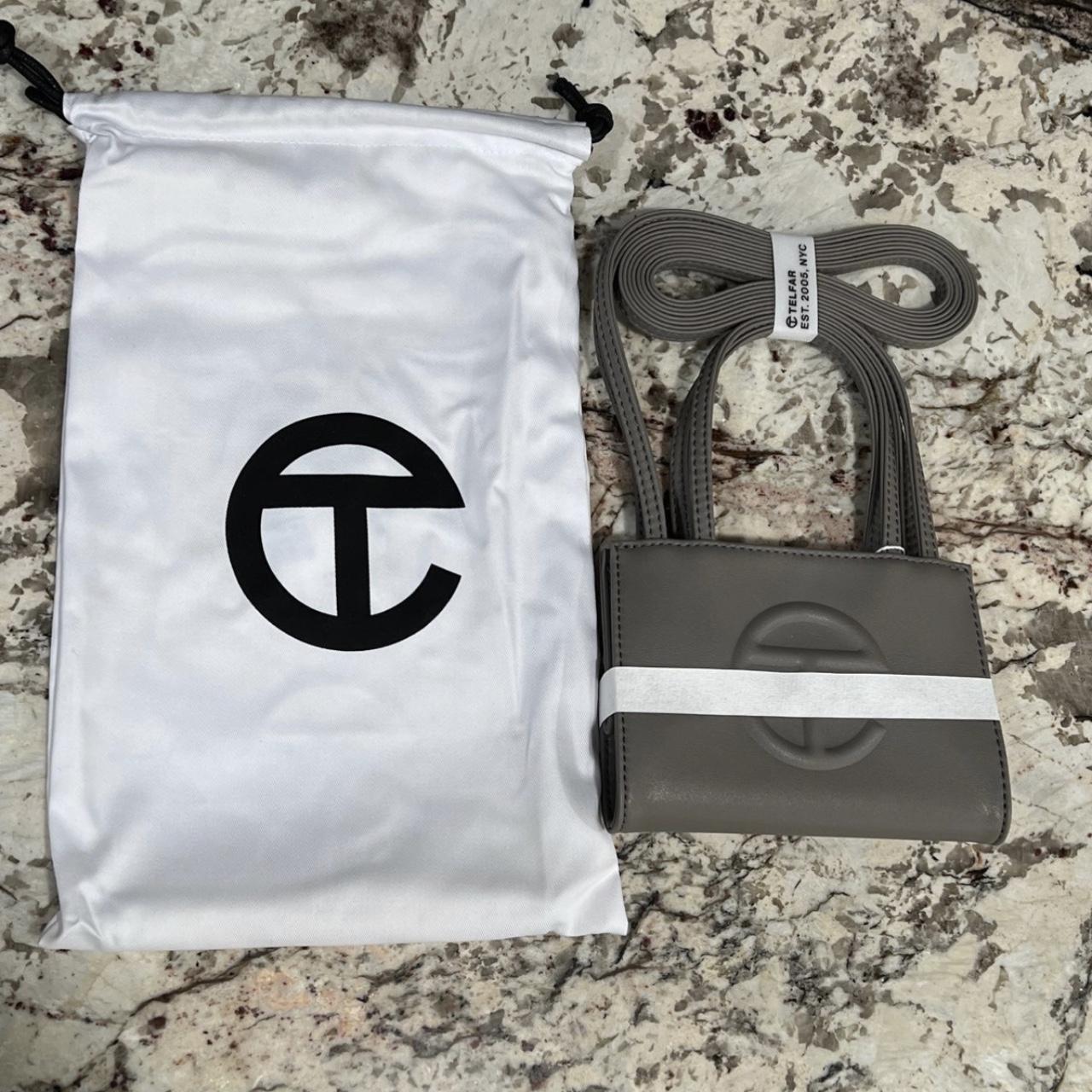 Telfar small offers Shopping Bag gray