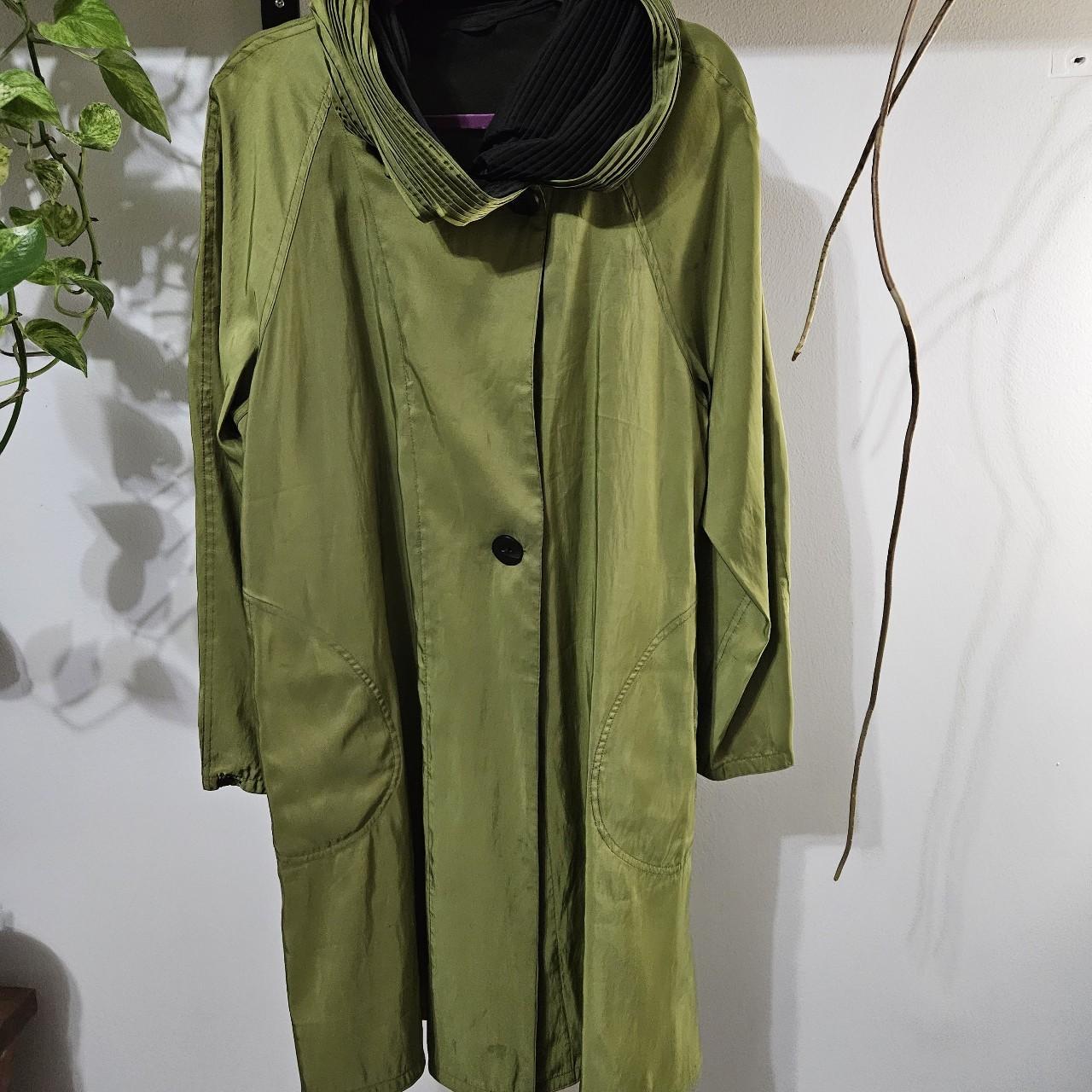 Donatella Mycra Pac brand reversible raincoat,... - Depop