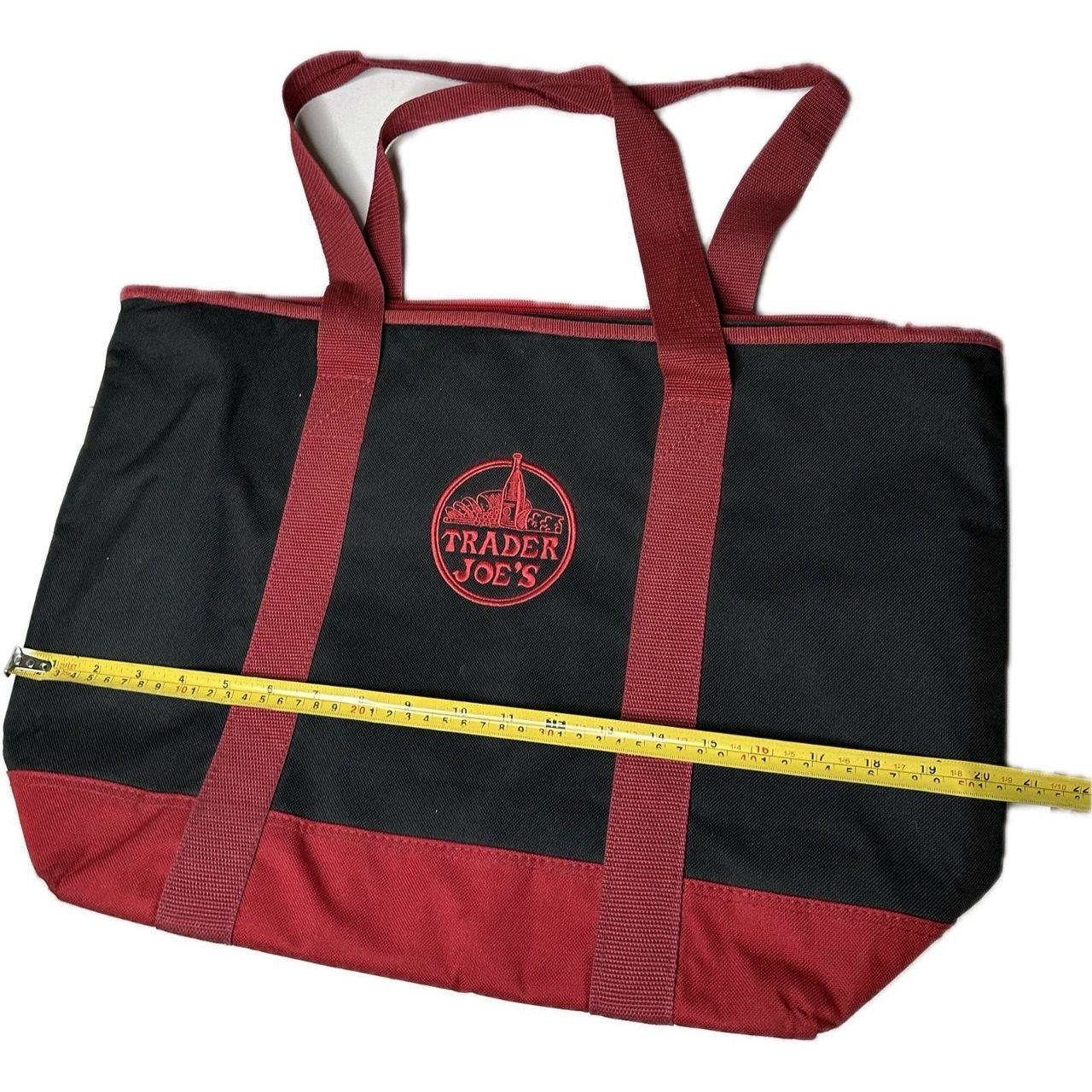 Trader Joe's Women's Bag - Red – Trader Joe's Bla… - image 5