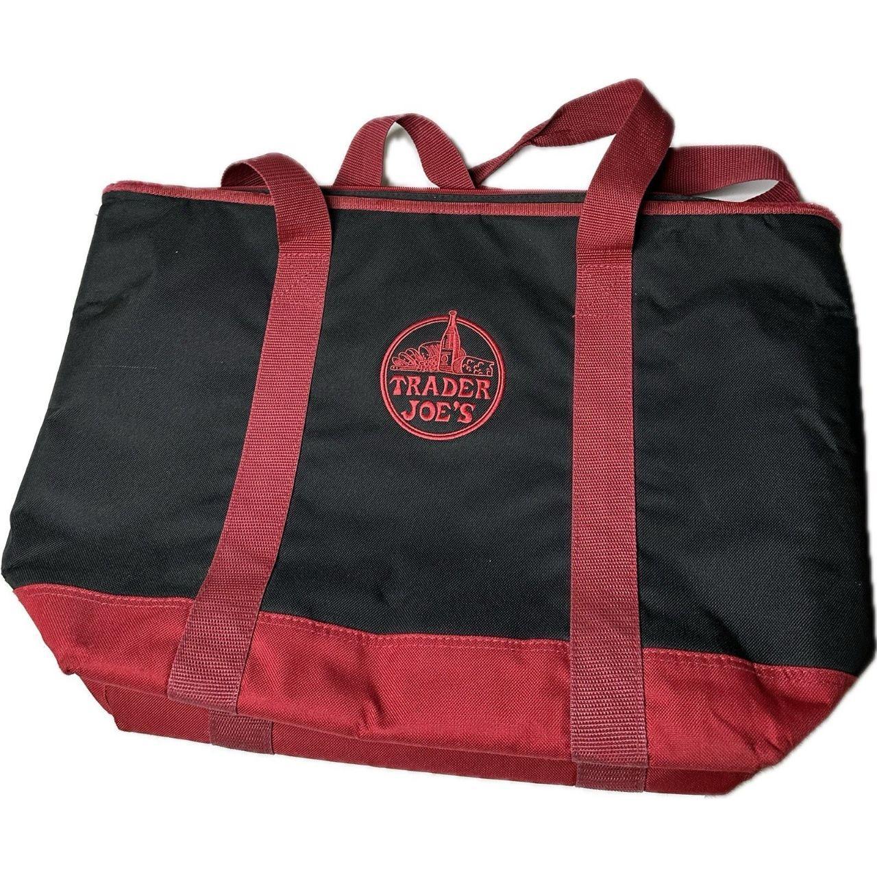 Trader Joe's Women's Bag - Red – Trader Joe's Bla… - image 4