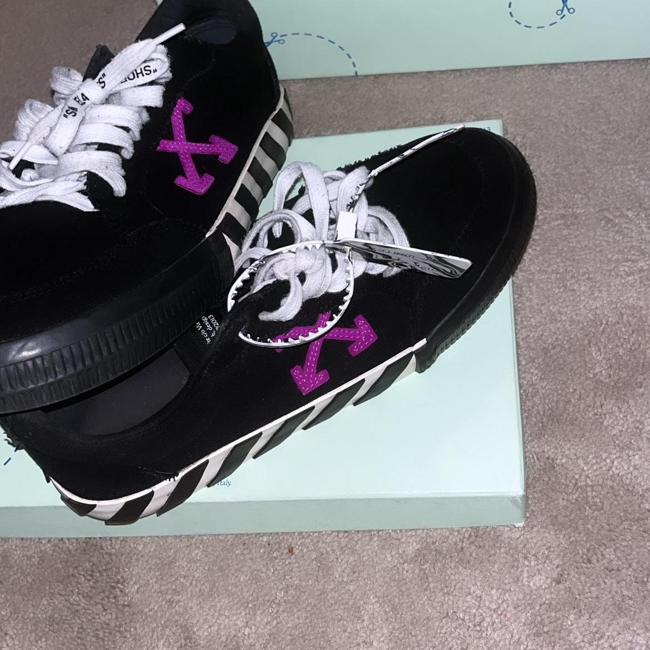 off white vulc low black purple