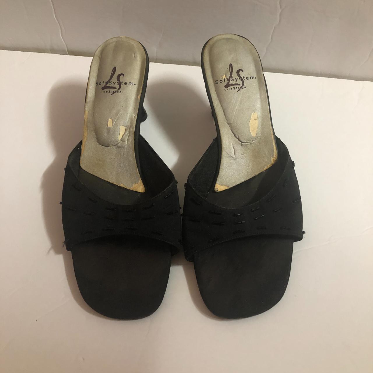 Soft System LifeStride Women s Black Heels Size. Depop