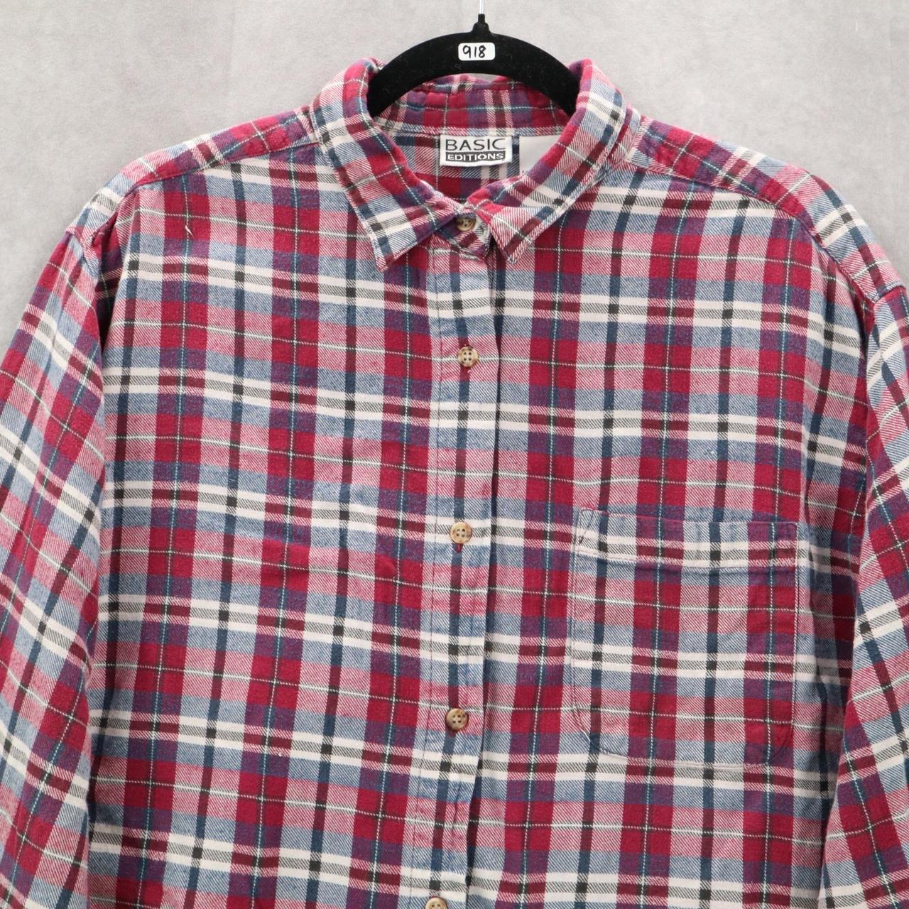 Basic Editions Women's Shirt - Red - L – Basic Ed… - image 3