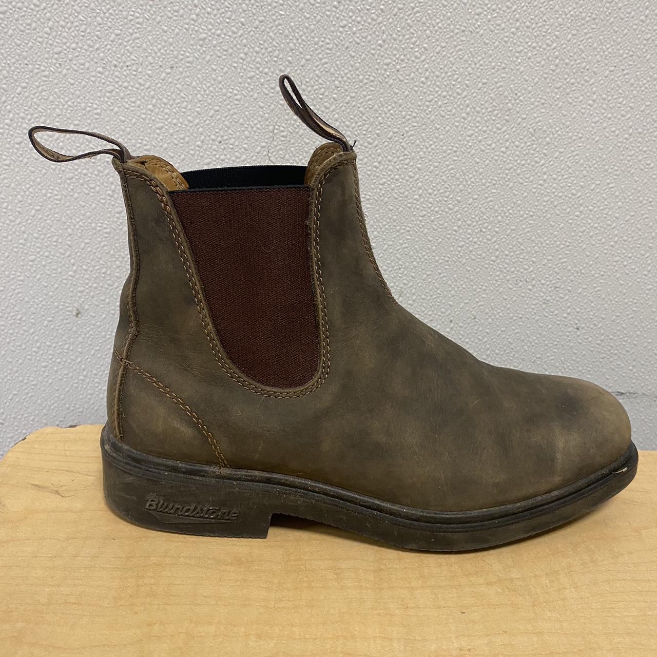 Blundstone Dress Boots Rustic Brown Depop