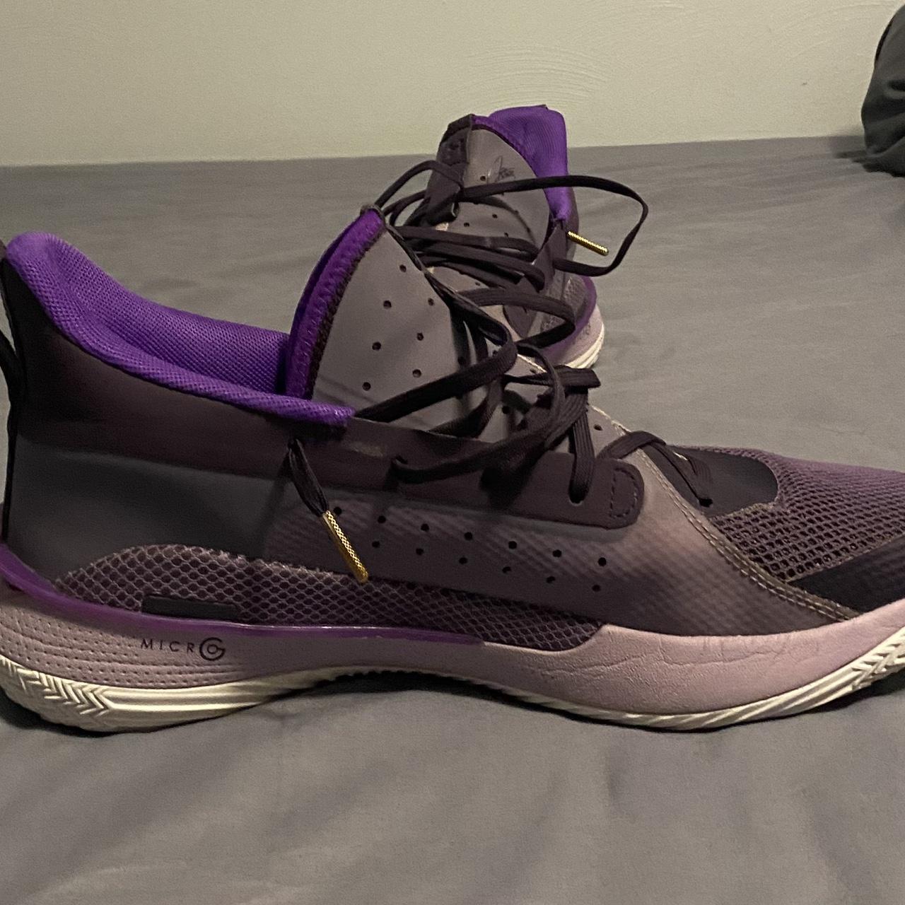 Under armour curry 5 deals mens purple