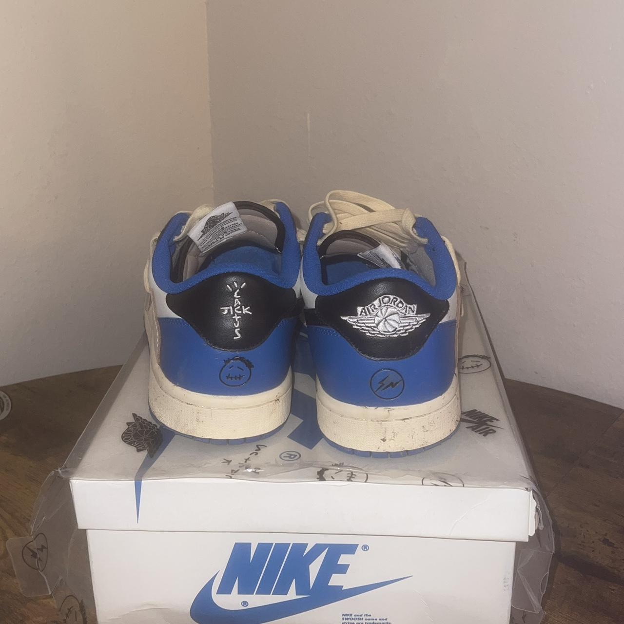 Travis Scott fragment 1s with box and laces - Depop