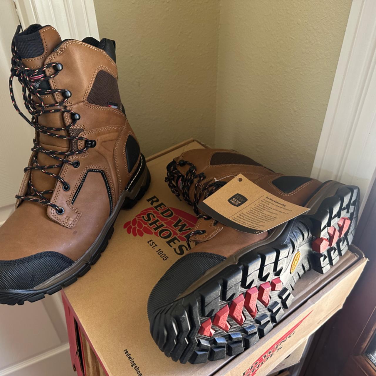 Brand new Red Wing Aluminum Toe boots (2409) size 9... - Depop