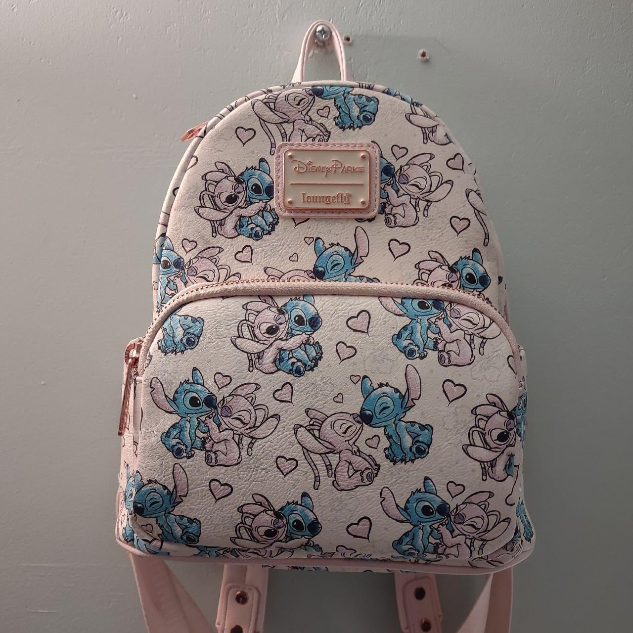 RARE Disney Loungefly Stitch shops & Angel Backpack