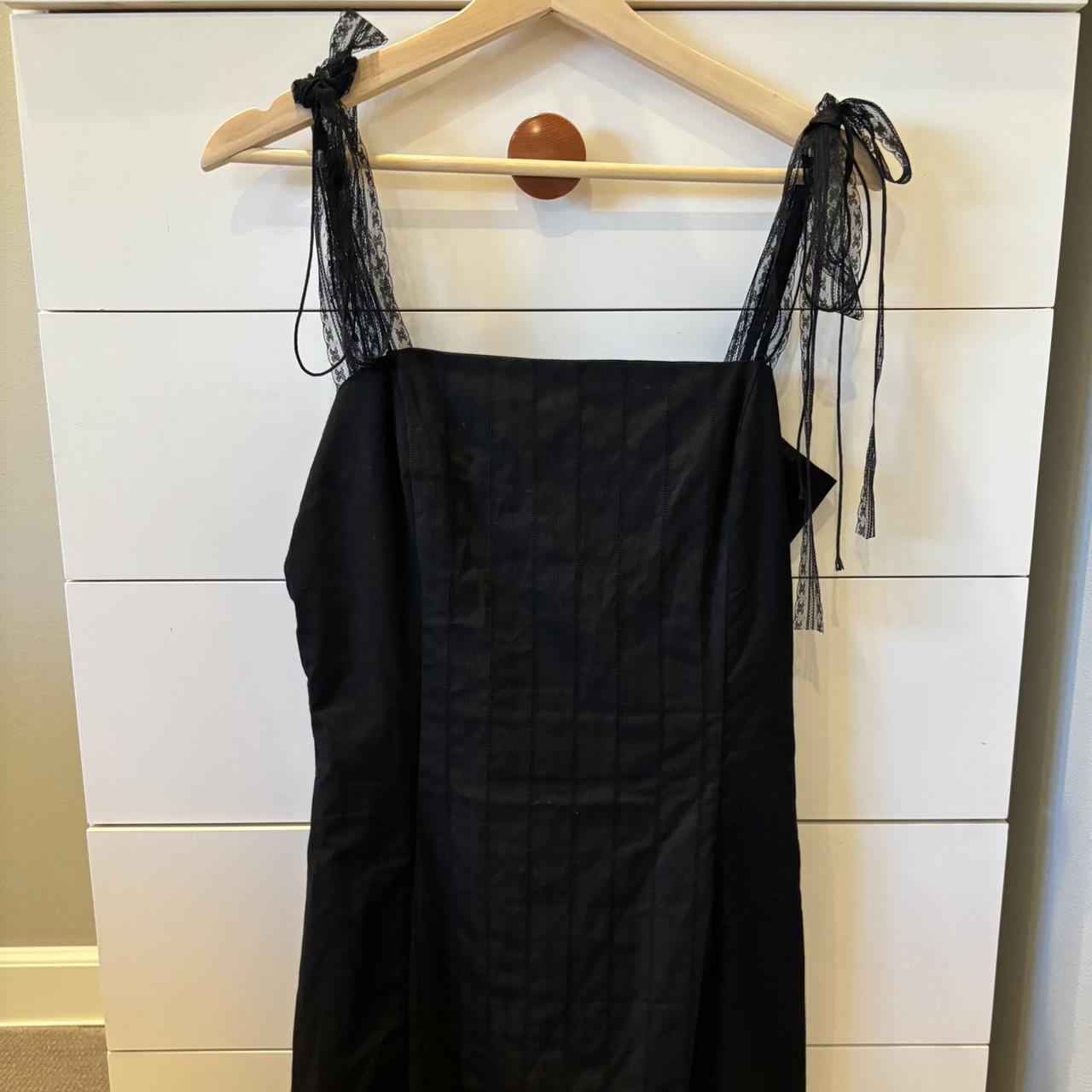 ●Not your rose● Tia dress (Black) Not your rose Wconcept Black Tia mini dress Size | Depop