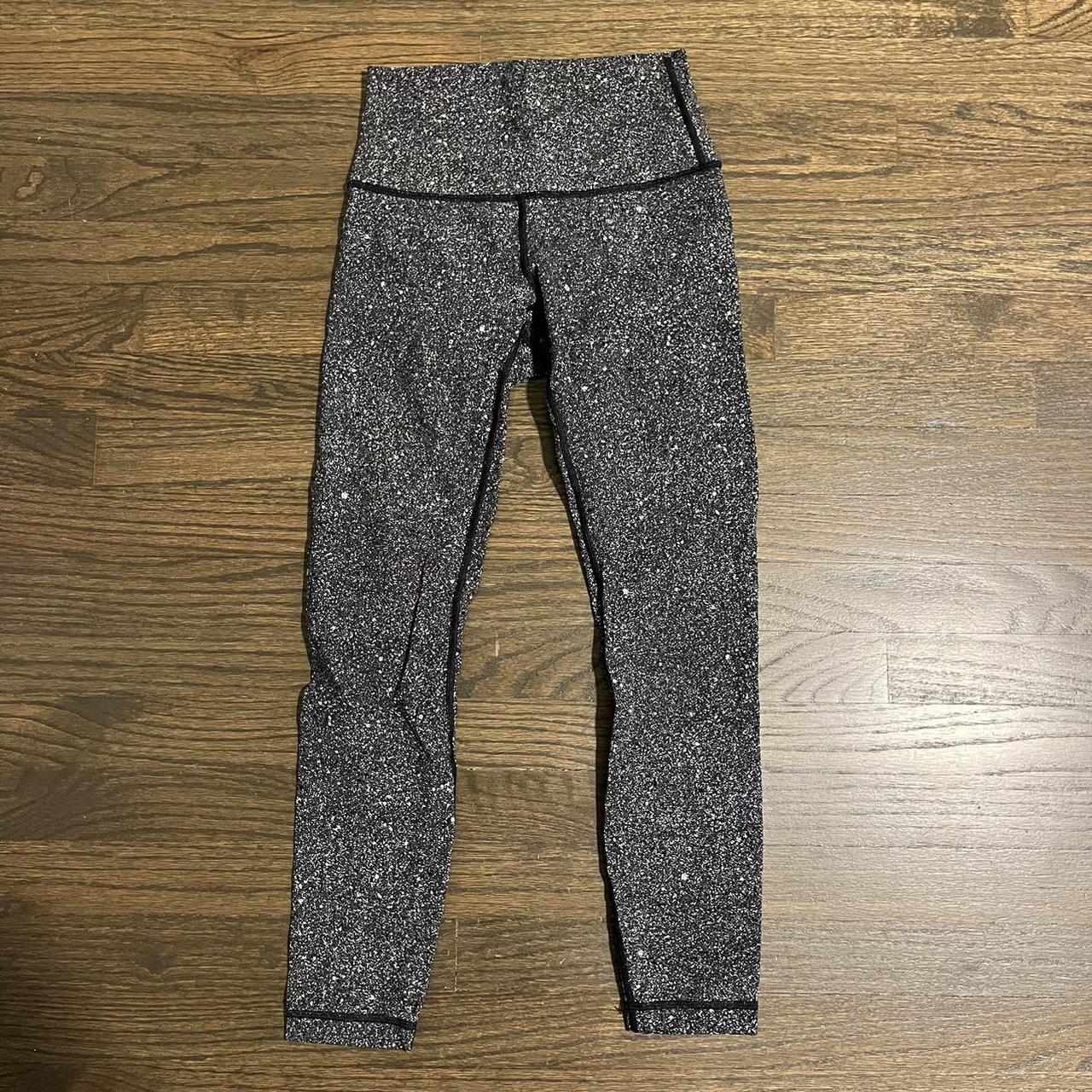 lululemon Wunder Under Black White Depop