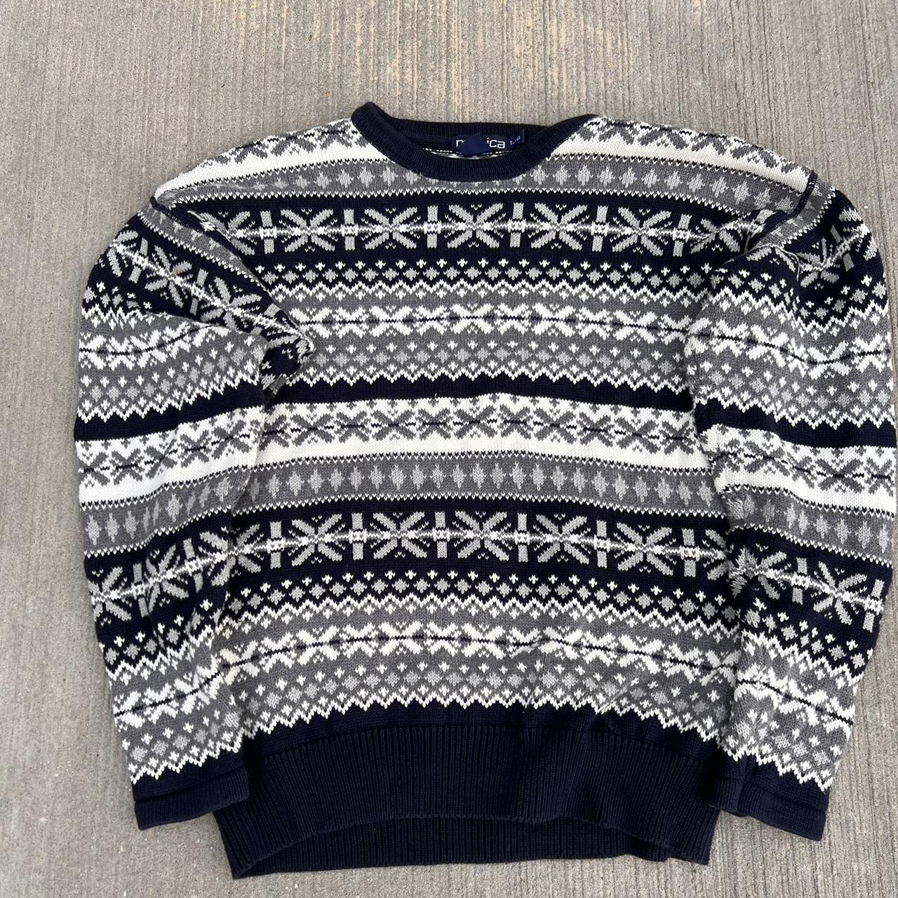 Insane Vintage Nautica Sweater -... - Depop