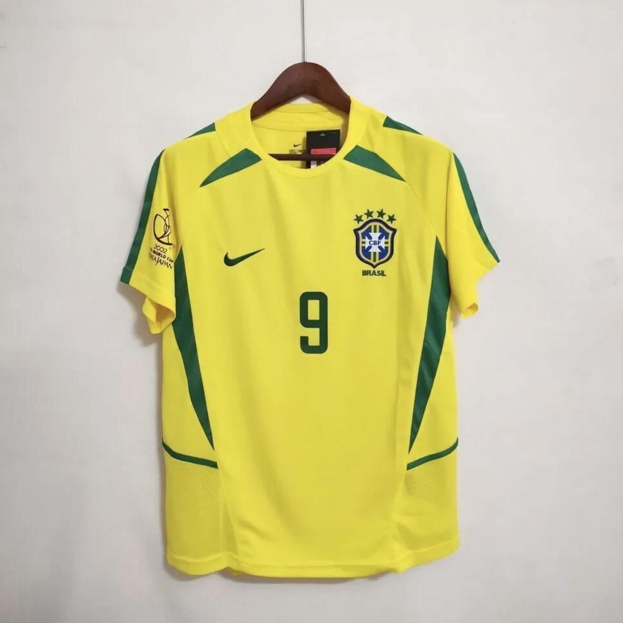 Ronaldo 9, R9, Brazil 2002 Retro Jersey 🇧🇷 Sizes... - Depop