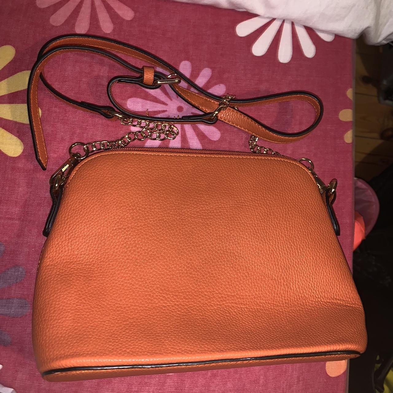 Clarks store orange bag