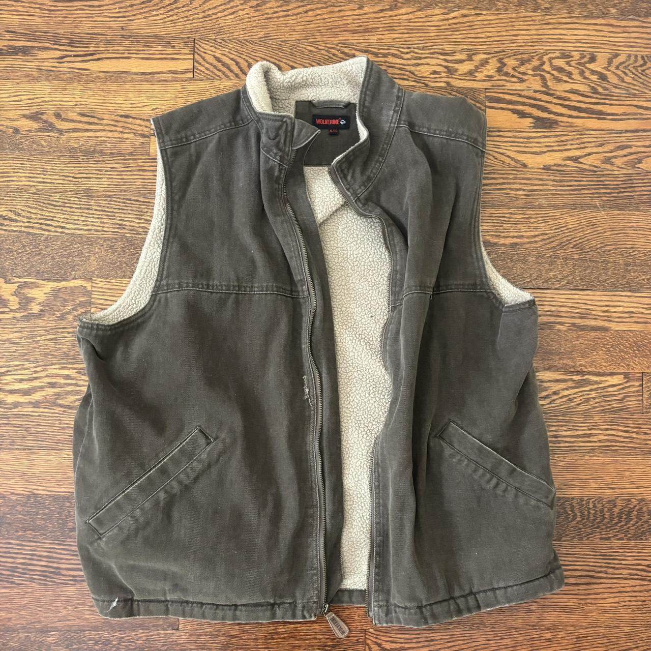 Wolverine Vest, worn Bought for 60, selling for... - Depop