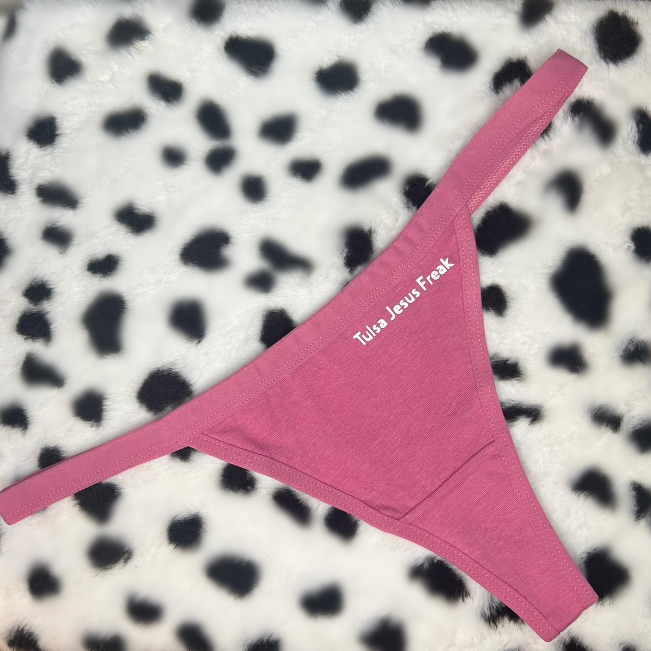 NEW handmade women's thong underwear with song - Depop