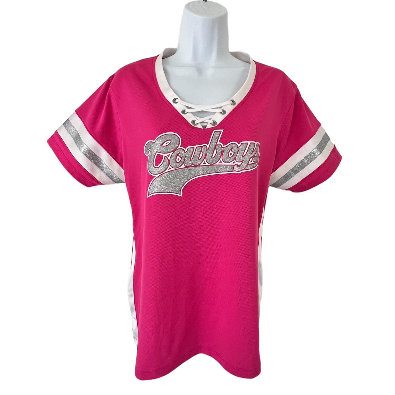 Hot pink dallas cowboys jersey best sale