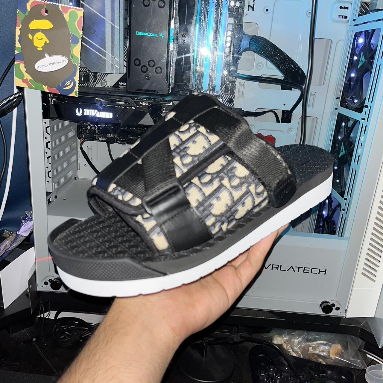 DIOR ALPHA SANDAL (DRACO SLIDES) 11 Pair Never... Depop