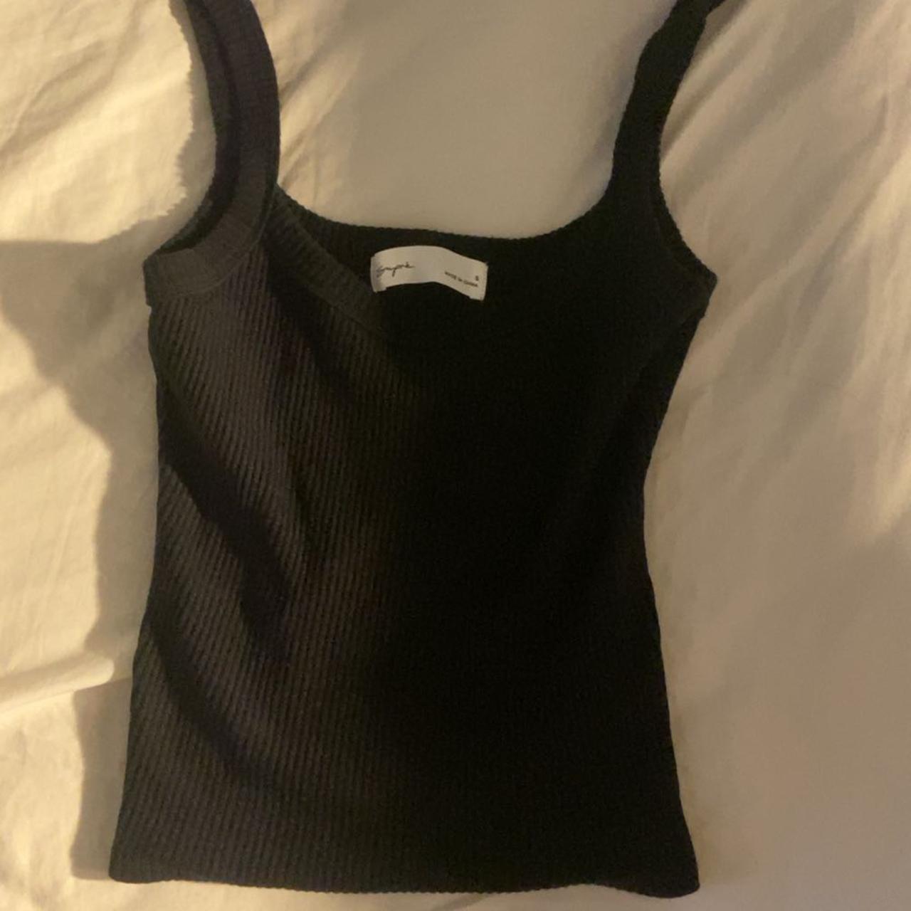 like new black riri tank in size small :) only been... - Depop
